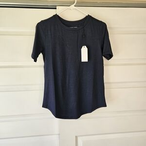 NWT Universal Standard Navy Tee Rex - Size 4XS (Fits US 0 / 00) - Premium Cotton